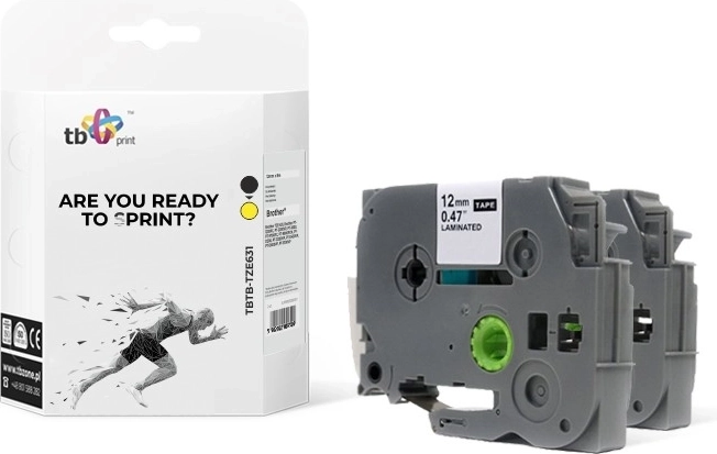 Laminert tape TB Print TBTB-TZE631 til Brother P-touch-printere