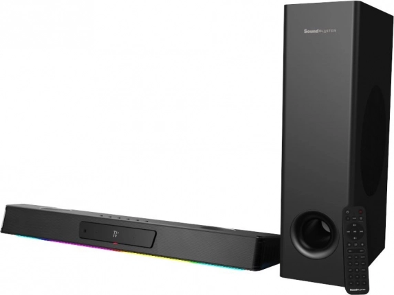 Soundbar SOUND BLASTER Katana V2X med kompakt subwoofer