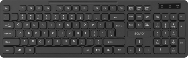 Trådløst tastatur Savio KB-02