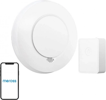 Smart røgdetektor MEROSS med Wi‑Fi og HomeKit