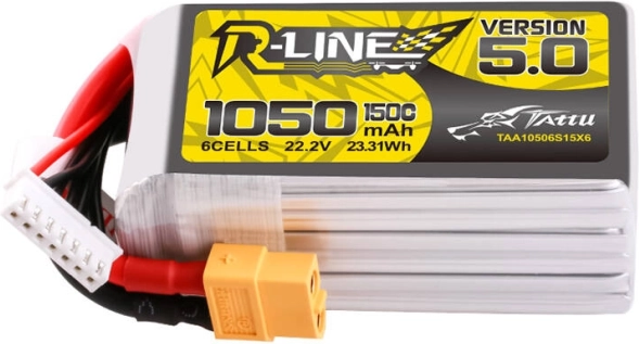 LiPo-batteri Tattu R-Line 1050mAh 22,2V 150C