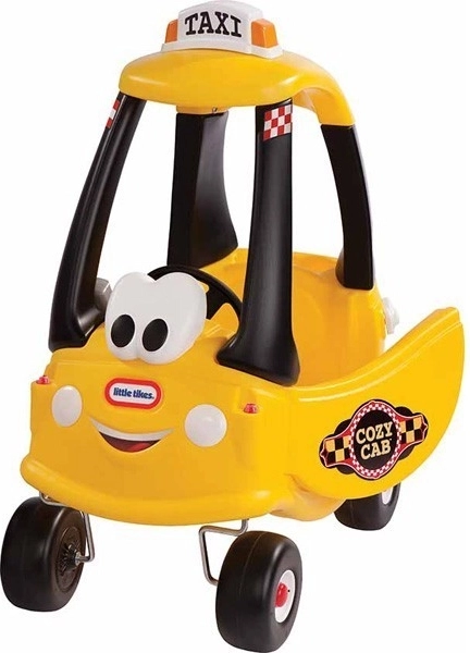 Little Tikes skubbekøretøj Cozy Coupe taxi til børn – gul