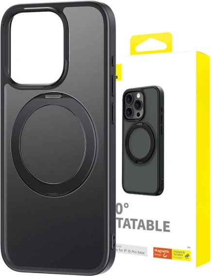 Magnetisk etui BASEUS CyberLoop til iPhone 15 Pro Max – sort