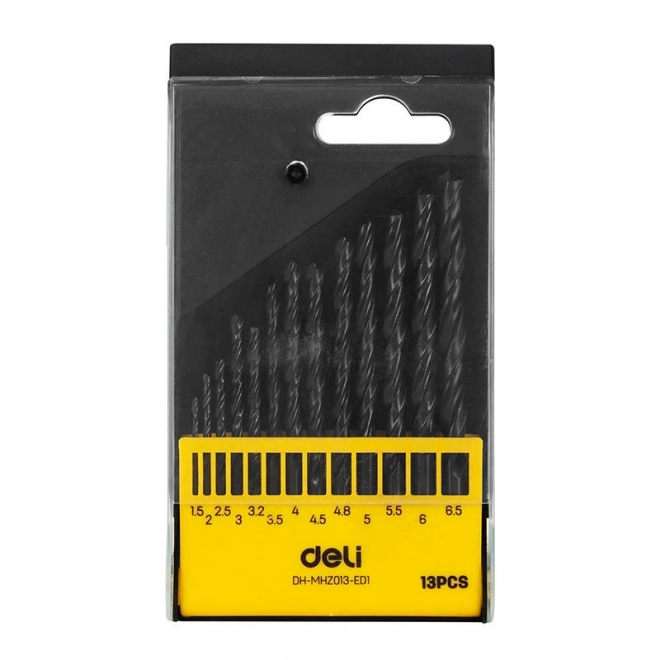 Sæt af HSS bor Deli Tools EDH-MHZ013-ED1