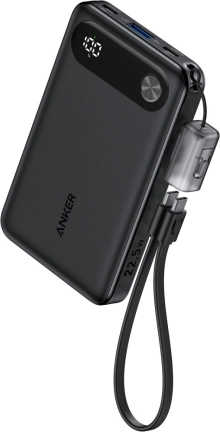 Anker powerbank 10000 mAh 22,5 W sort