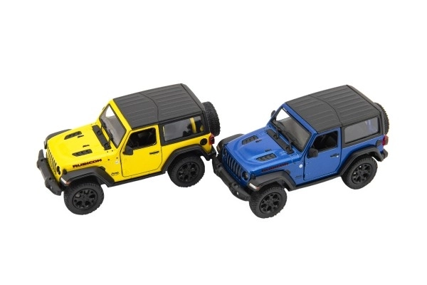 Metalbil Kinsmart Jeep Wrangler 2018 med tilbagespoling 12,5cm