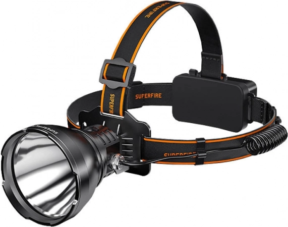 Pandelygte SUPERFIRE 2300 lm med USB‑C