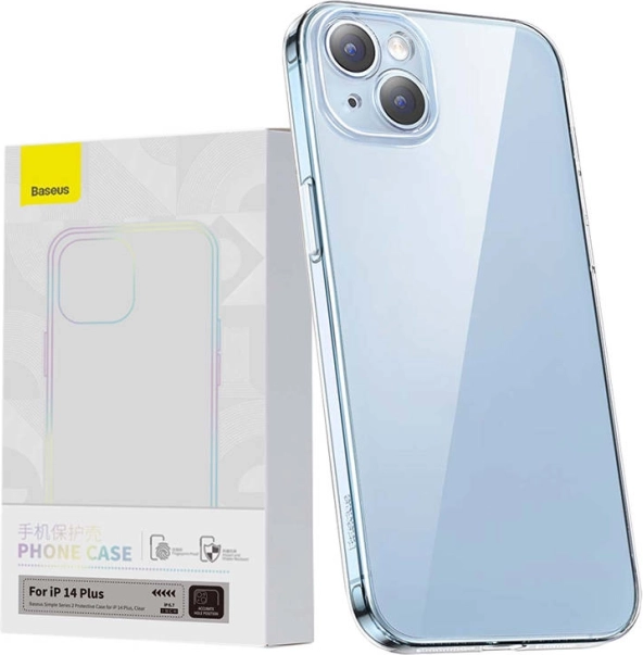 Gennemsigtigt BASEUS Simple etui til iPhone 14 Plus