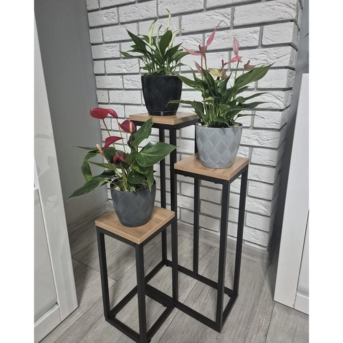 Ruhhy blomsterstativ loft 3 niveauer