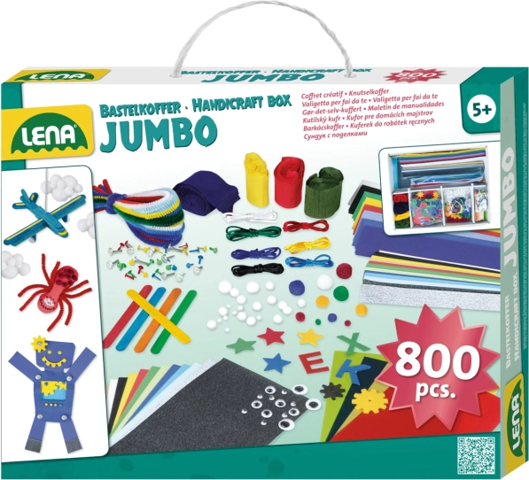 Lena kreativ kuffert Jumbo 800 stk