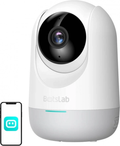 BotsLab 360° WiFi 3MP sikkerhedskamera