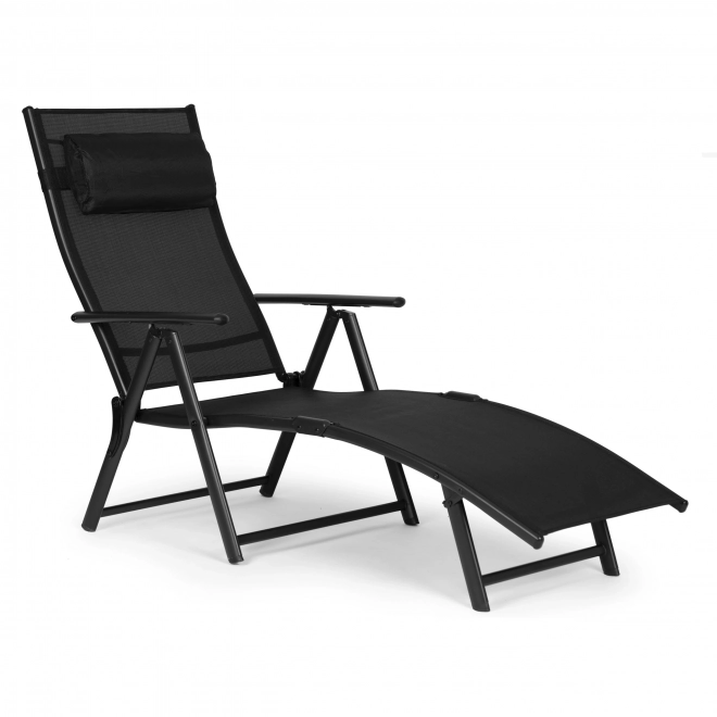 Havemøbler sammenklappelig strandstol, justerbart ryglæn, stålramme. ModernHome