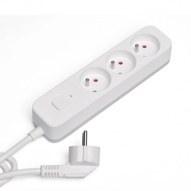 Overspændingsbeskyttelsesliste Savio med 3 stikkontakter og 1,5 m kabel