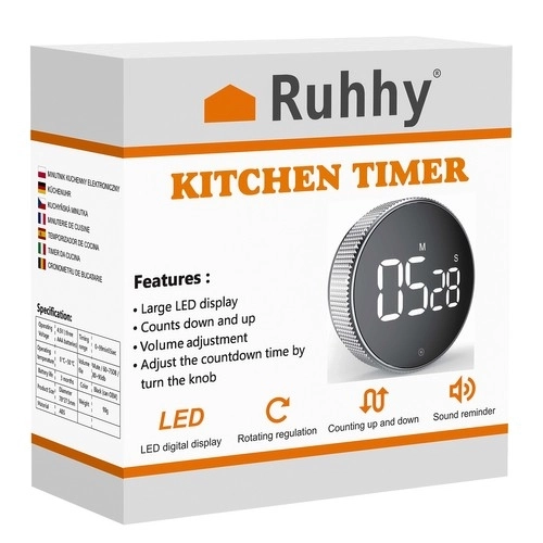 Ruhhy elektronisk køkken timer 22052