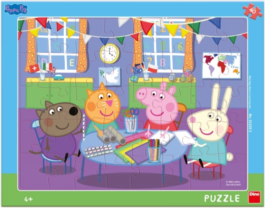 Puslespil Peppa Pig: I børnehaven 40 brikker