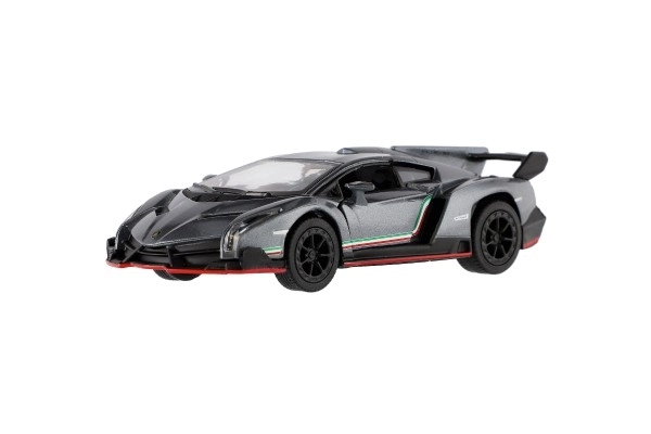 Auto Kinsmart Lamborghini Veneno metal/plast 13cm med tilbagespoling