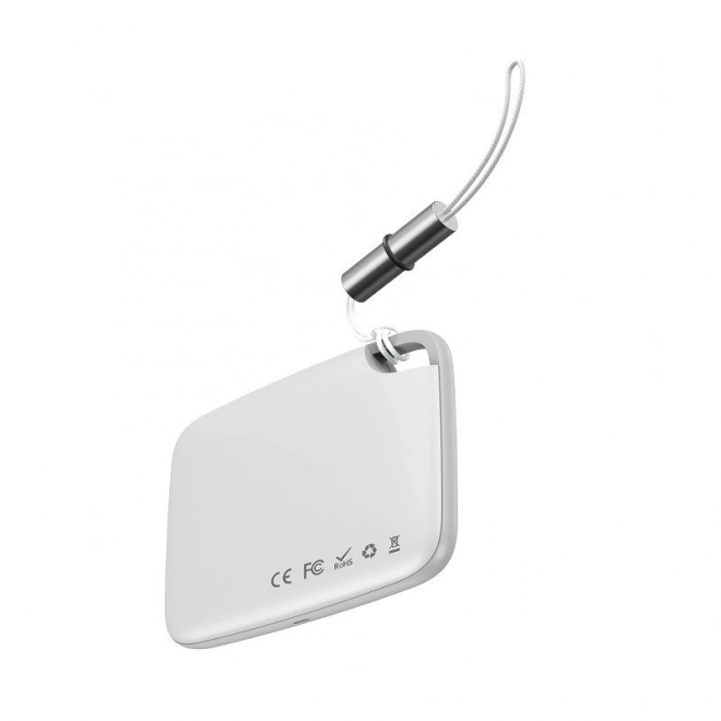 Intelligent mini Bluetooth lokator Baseus T2 hvid