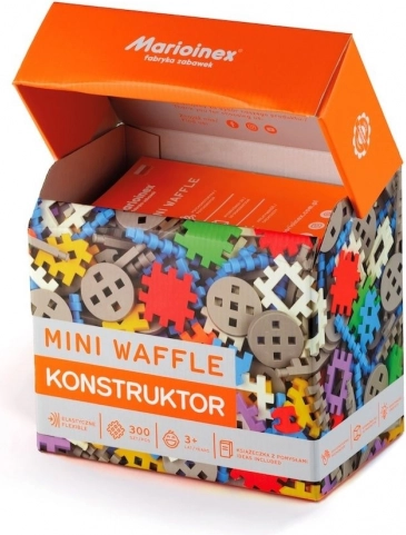 Kreativt byggesæt Mini Waffle 300 stk.