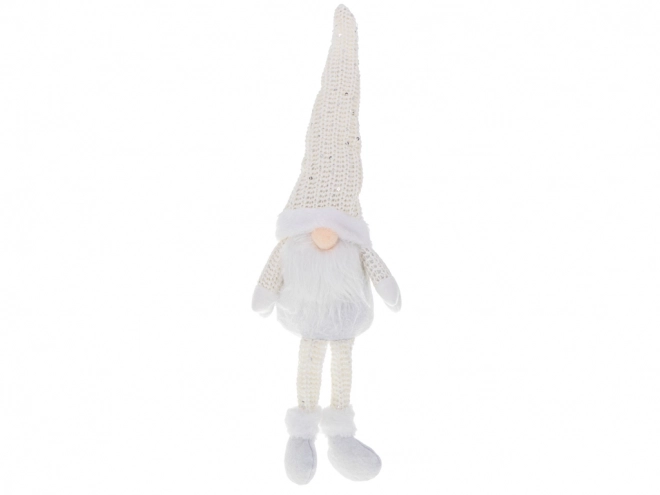 Julegnom med hvide skæg 47cm