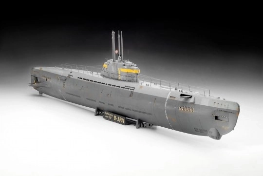 Plastikmodel af tysk ubåd TYPE XXI 1/144