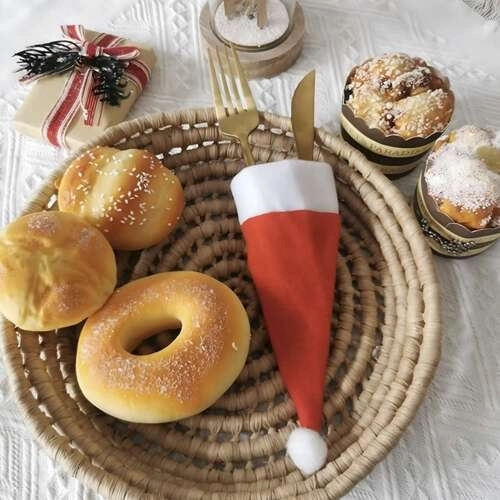 Bestik etuier - Julemands huer, 12 stk. Ruhhy 22303