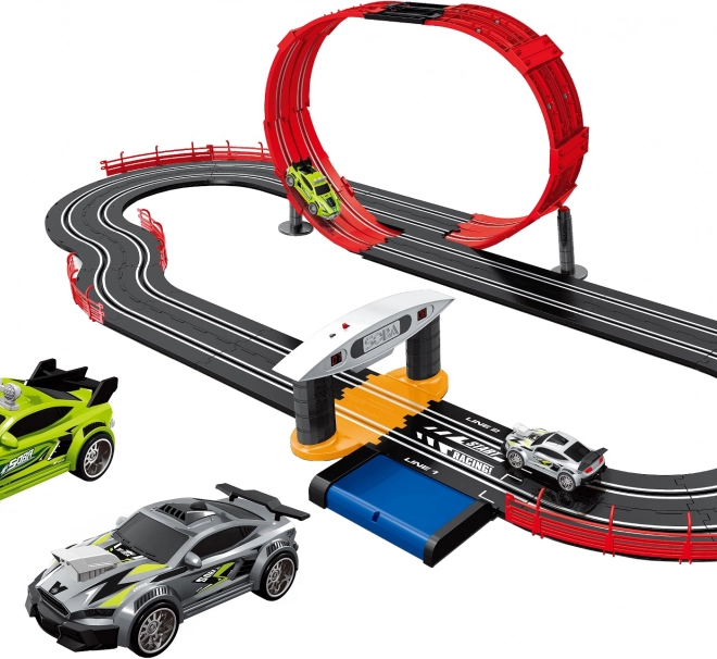 racerbane med loop 560 cm til 2 biler
