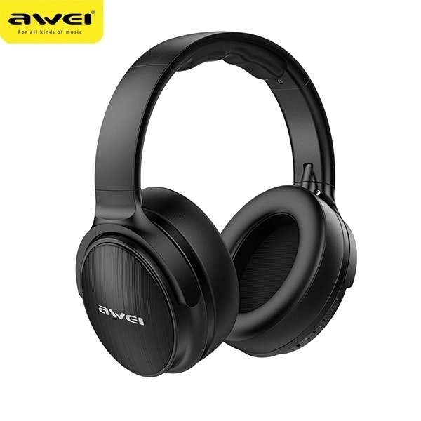 Trådløse Bluetooth-hovedtelefoner Sort