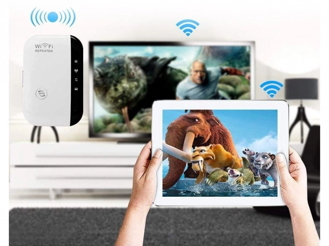Kraftfuld Wi-Fi forstærker 300 Mbps