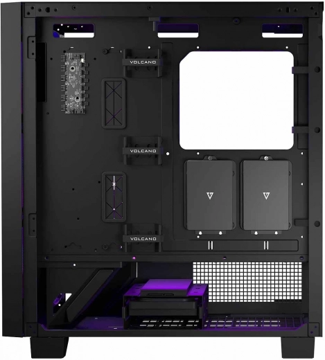 Hurtigudløsende sidepanel og ren kabelføring