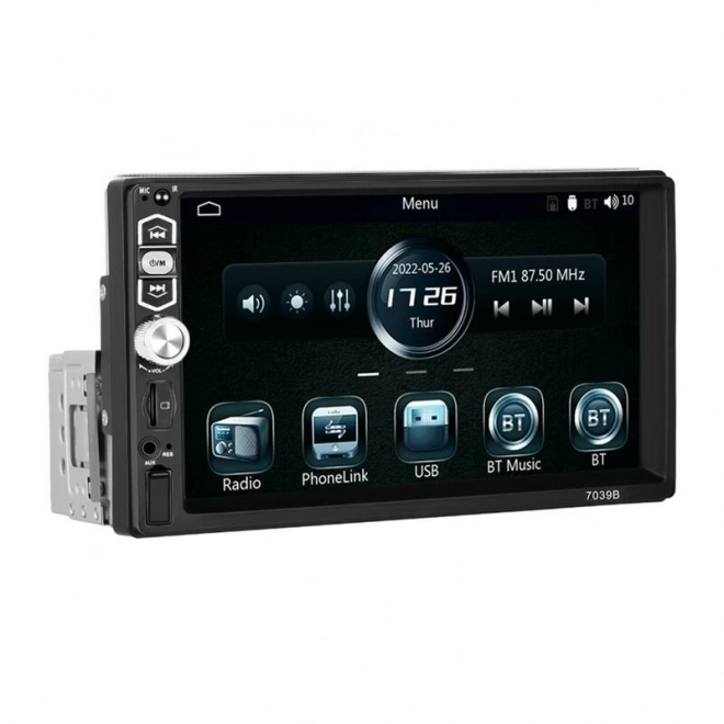 Bilsmonitor 7,0" Podofo Carplay og Android Auto