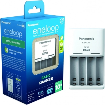 Eneloop basic oplader uden AA/AAA-akkumulatorer
