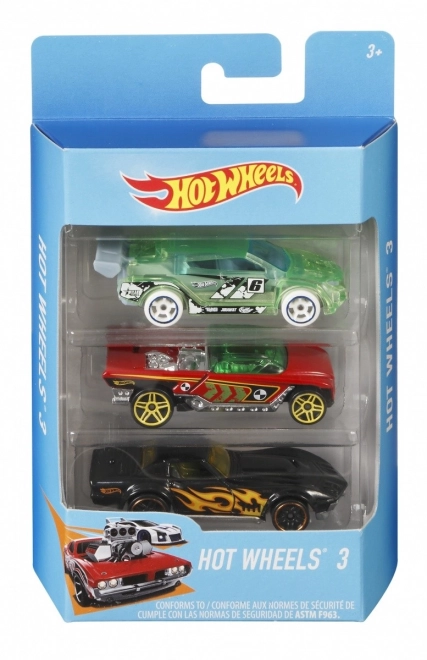 Hot Wheels bilmester sæt 3 stk