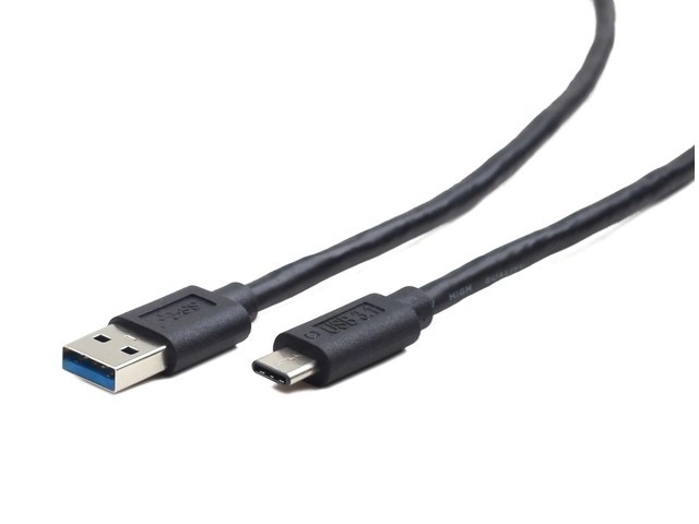 USB Type-C(M)-AM 3.0 1,8 m sort kabel