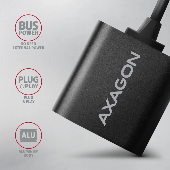Ekstern lydkort USB 2.0 48kHz/16-bit stereo Axagon