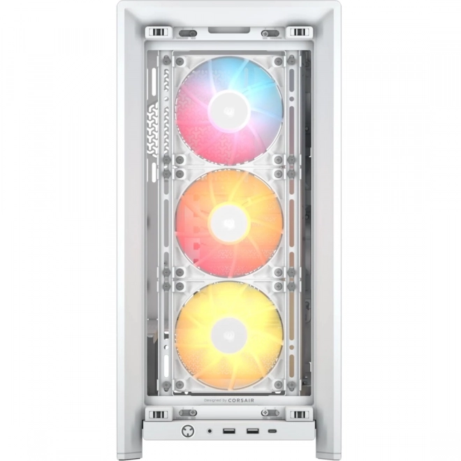 Modulær computerkasse FRAME 4000D RS ARGB hvid Mid Tower ATX