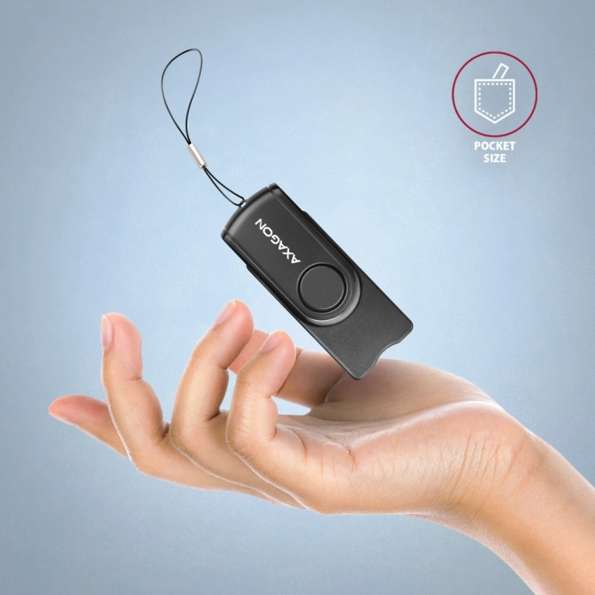 Lommekortlæser AXAGON til ID, SD, microSD og SIM-kort med USB