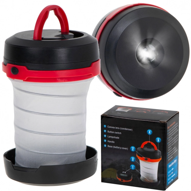 Camping foldbar LED lampe 2i1