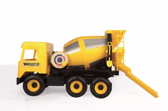Gul betonblander 38 cm Middle Truck i en kasse