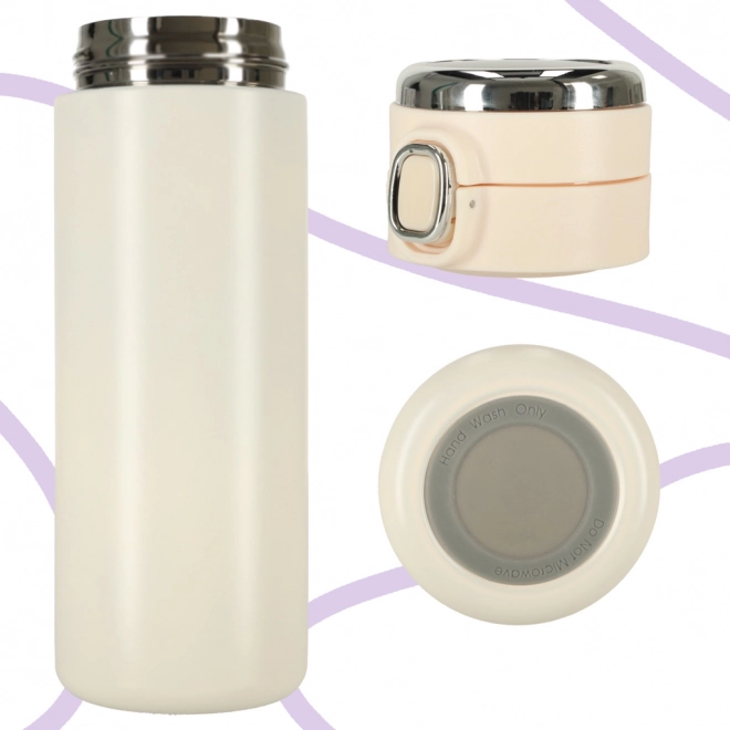 Termokrus med tud LED 420 ml beige