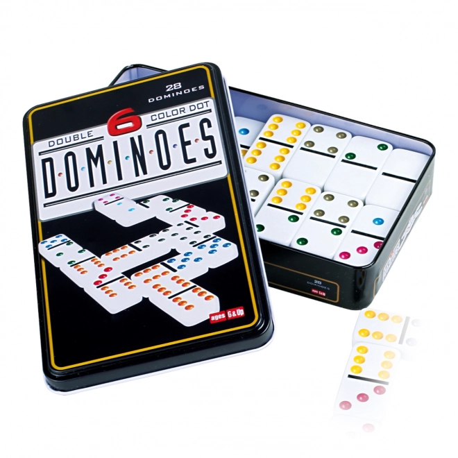 Små Fod Domino 6 farver