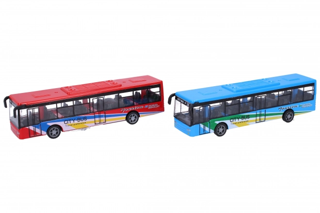 Metallisk bus 15 cm
