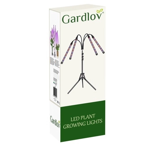 Lampe 20 LED 4 stk. til plantevækst Gardlov 19388