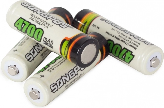 Høj kapacitet 4700 mAh for længere driftstid