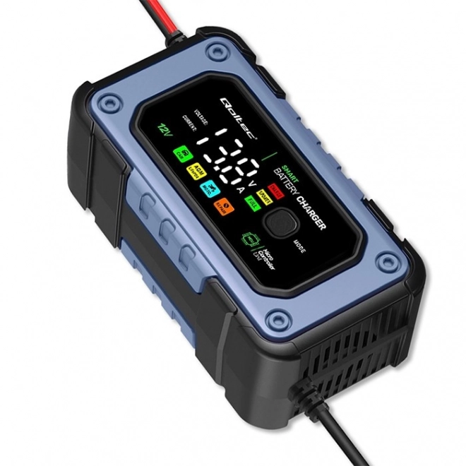 Intelligent Qoltec batterioplader med reparationsfunktion 12V 7A LED 4 tilstande