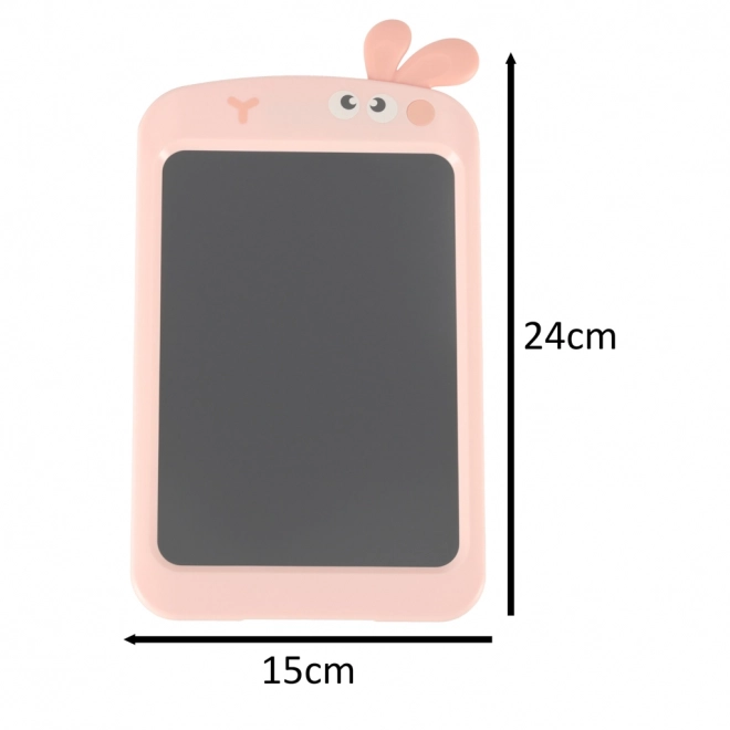 Tegnetablet med kanin 8,5' pink