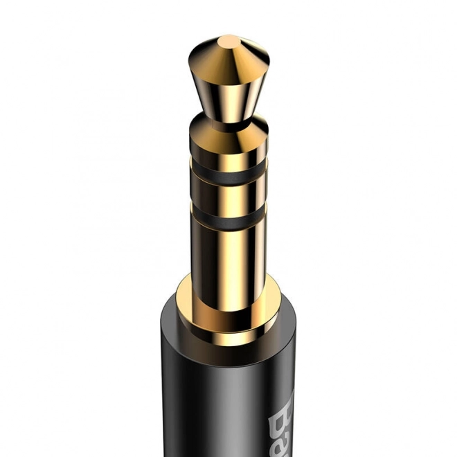 Baseus Yiven Lydkabel USB-C til mini jack 3,5 mm, 1,2 m - sort