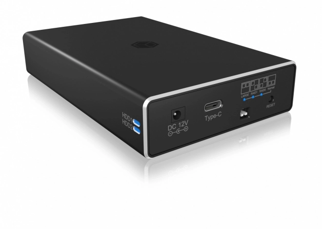 Eksternt Raid-kabinet IB-RD2253-C31 til 2,5 SATA HDD til USB 3.2 Gen 2, RAID 0,1, EN, STOR