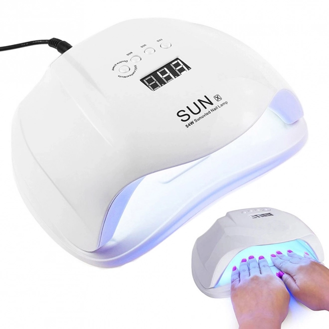UV/LED neglelampe med hybridgeler og geler