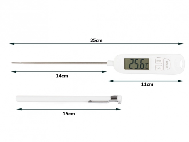 Digitalt køkkentermometer med LCD-display