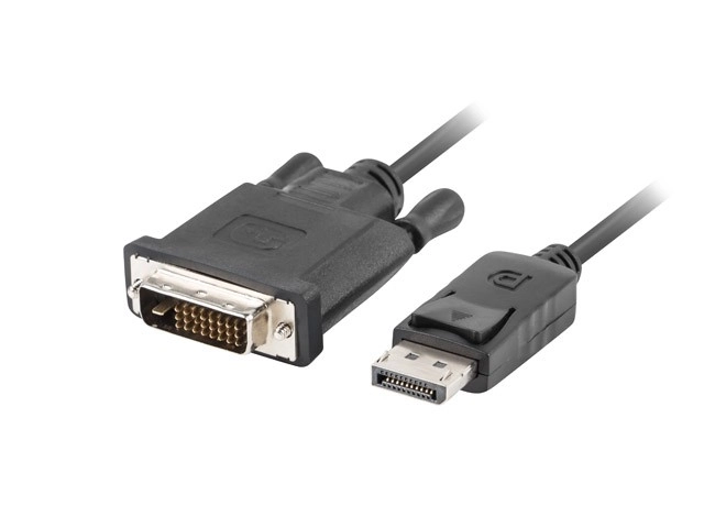 DisplayPort til DVI-D kabel 3m sort